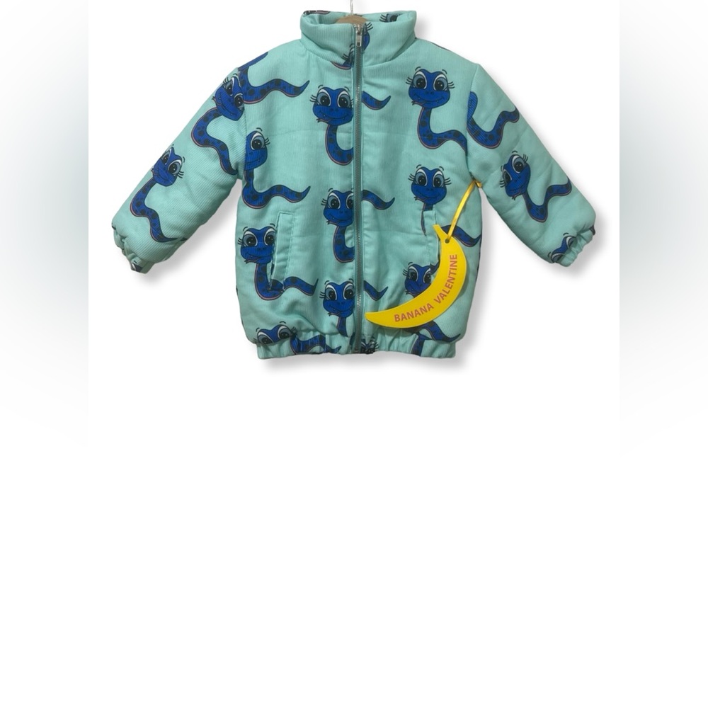 NEW with tags
Banana Valentine Snakes Corduroy Sherpa Lined Puffer Coat